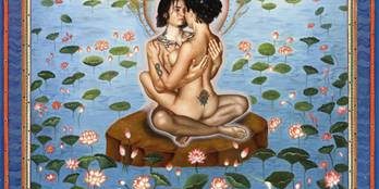 Paare im Tantra, Insel, glücklich,