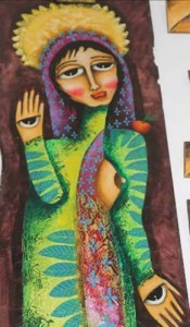 Frauen-Kunst, Augen, Tantra_Frauen