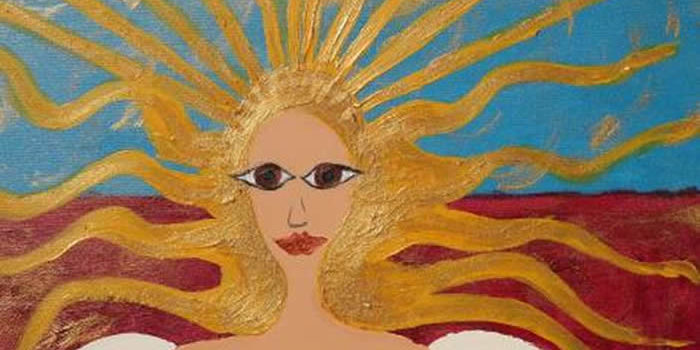 Sonne, Haare, Gemälde Tantra Sonne, Haare, Gemälde Tantra